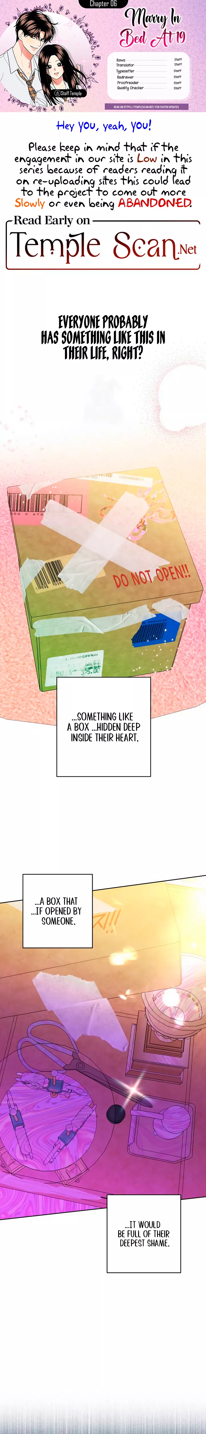 Read Marry In Bed at 19 Chapter 6 Online