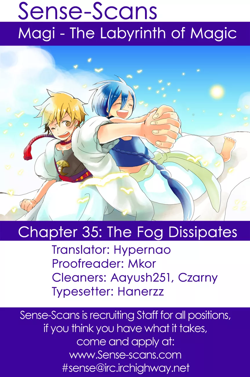 Read Magi – Labyrinth of Magic Chapter 35 - The Fog Dissipates Online