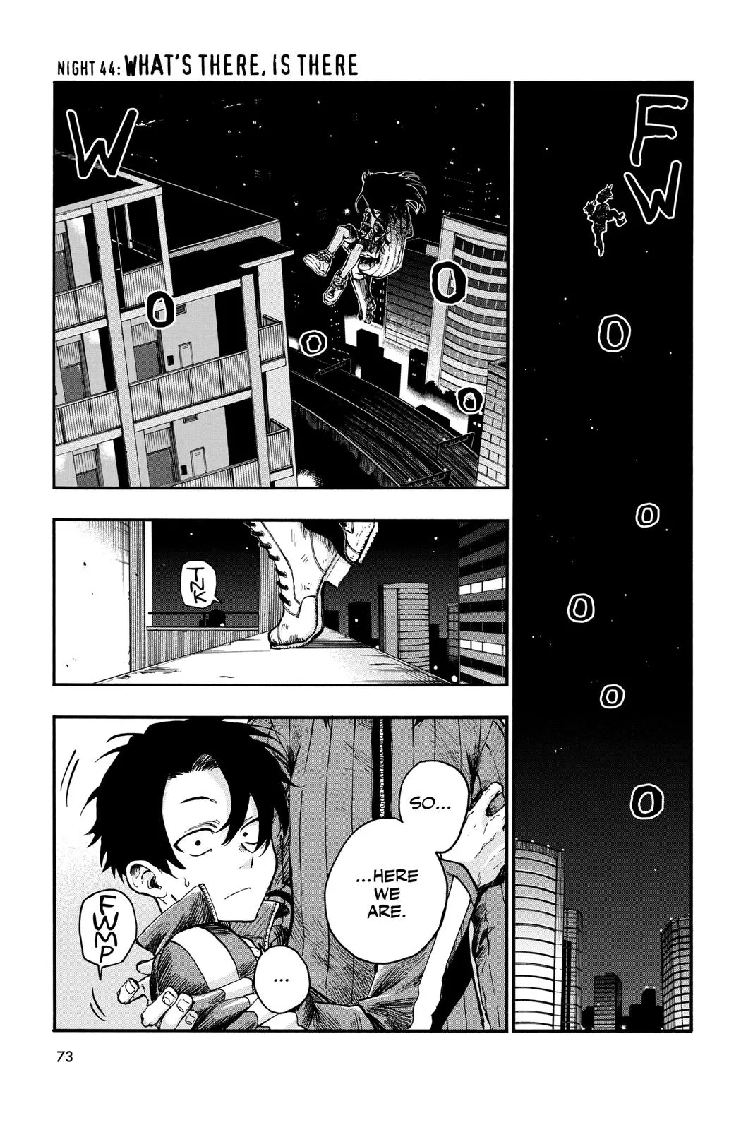 Read Yofukashi no Uta Chapter 44 Online