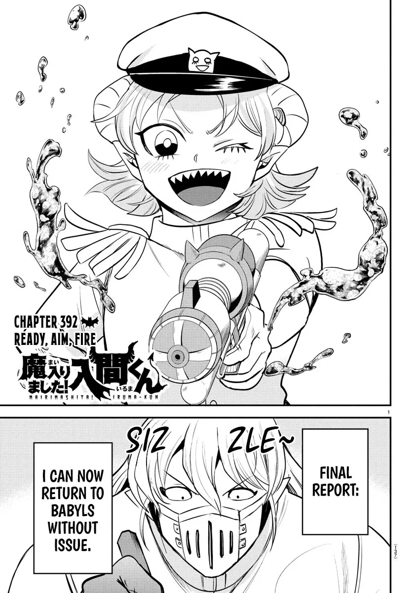 Read Mairimashita! Iruma-kun Chapter 392 - Ready, Aim, Fire Online