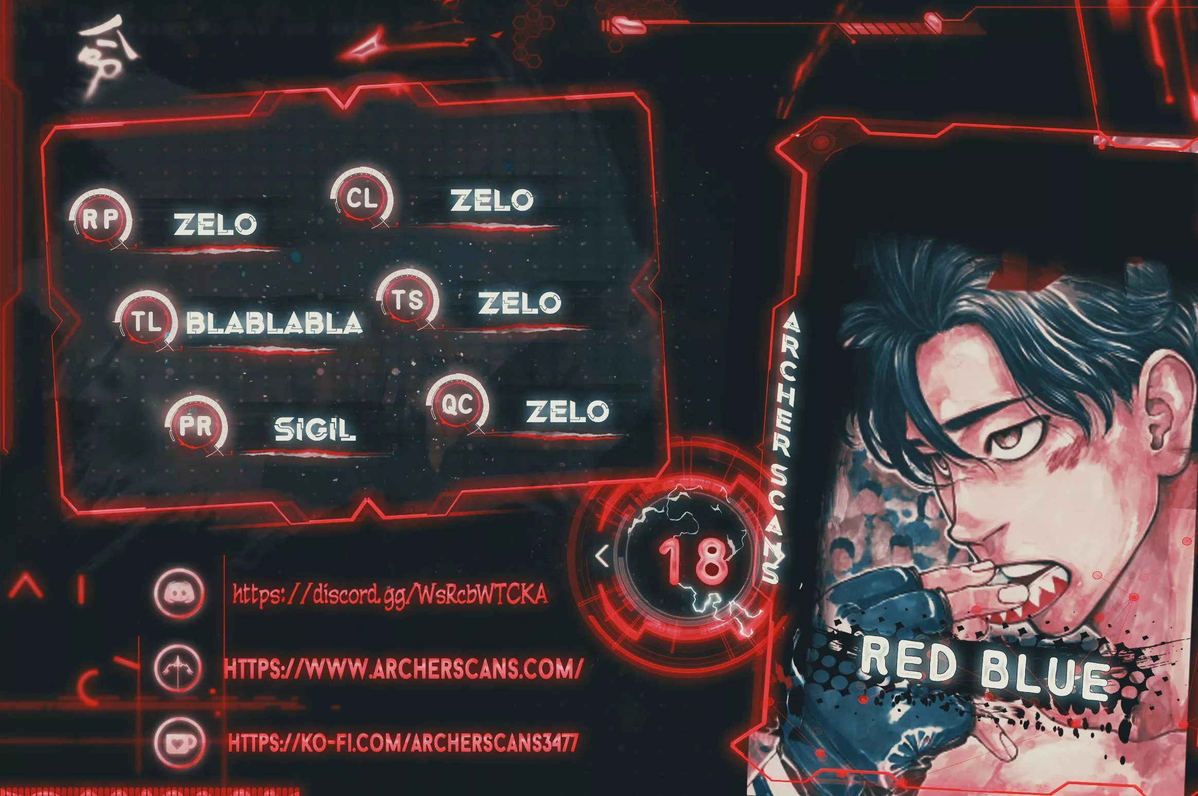 Read Red Blue Chapter 18 - We are Friends Online