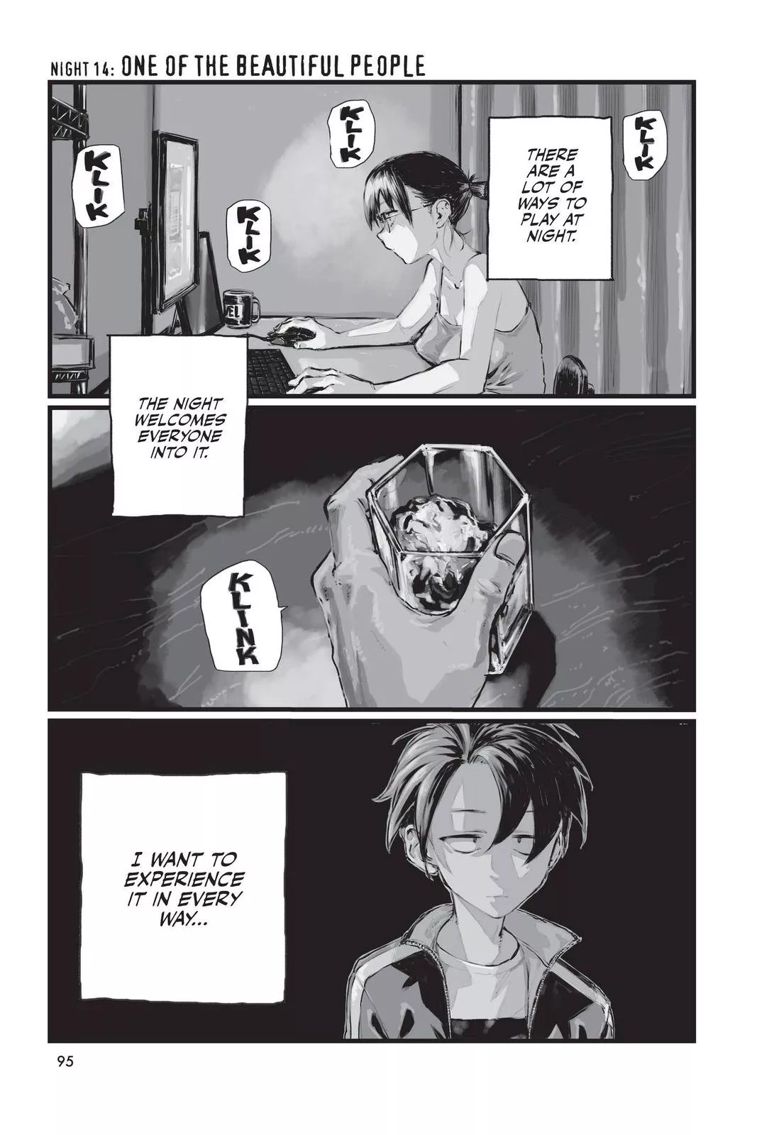 Read Yofukashi no Uta Chapter 14 Online