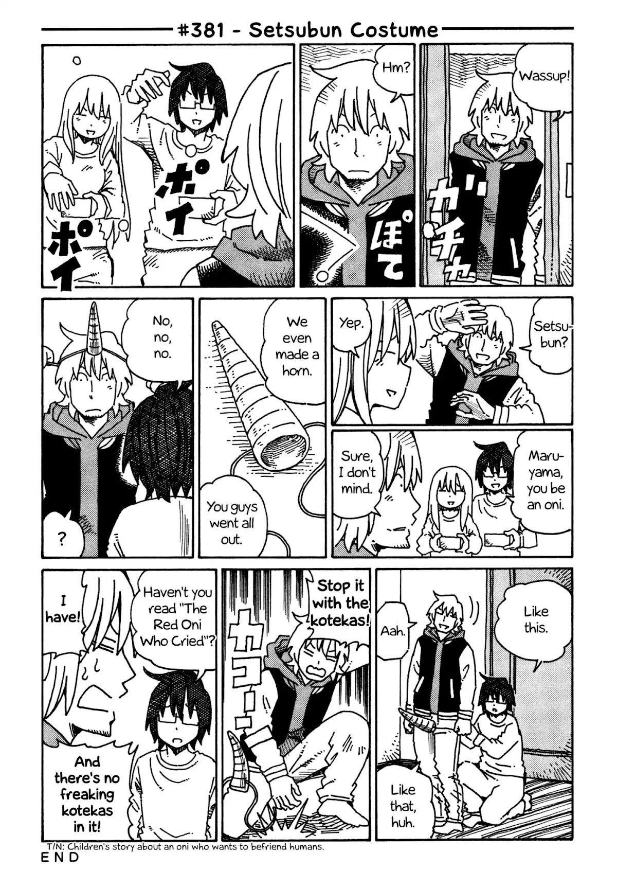 Read Hatarakanai Futari (The Jobless Siblings) Chapter 381 - Setsubun Costume Online