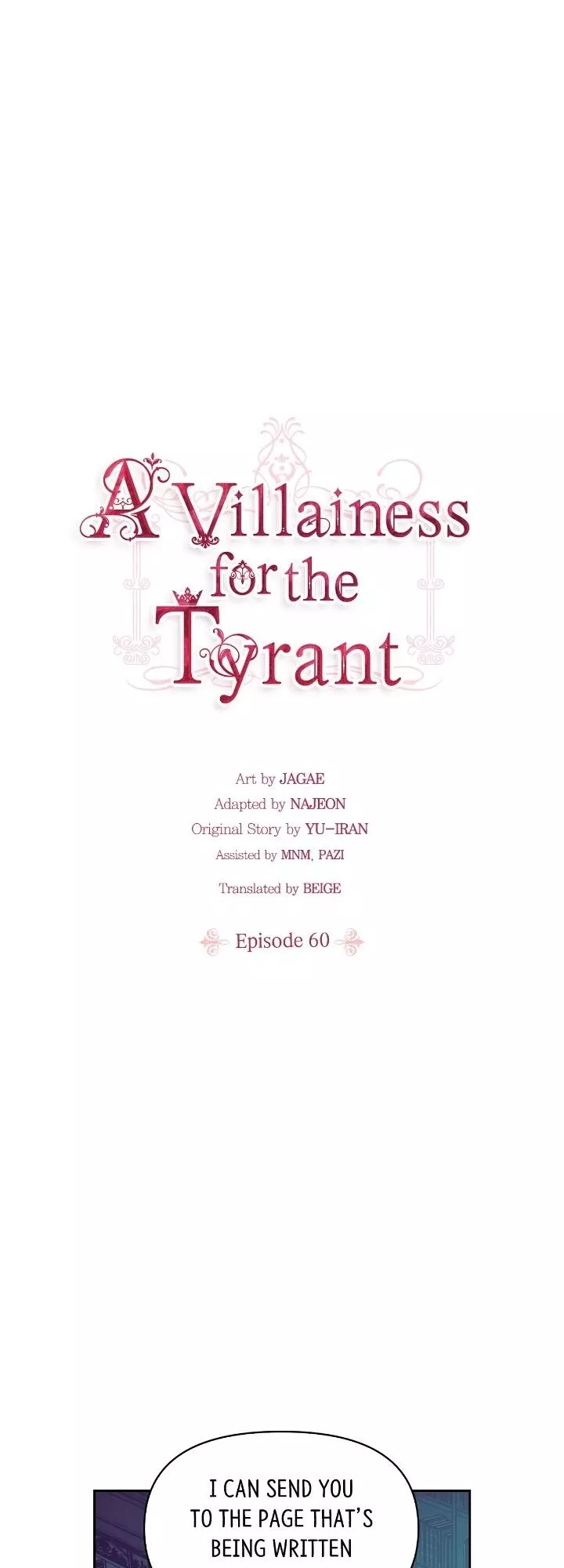 Read A Villainess for the Tyrant Chapter 60 Online