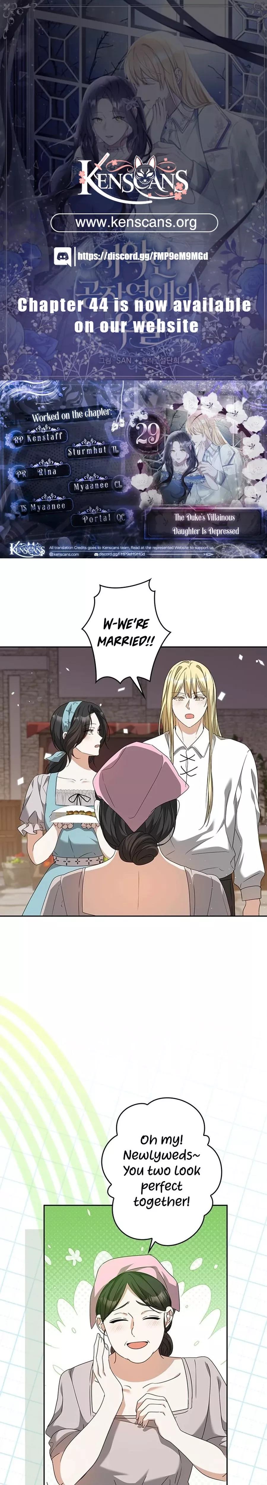 Read The Duke’s Villainous Daughter Is Depressed Chapter 29 Online