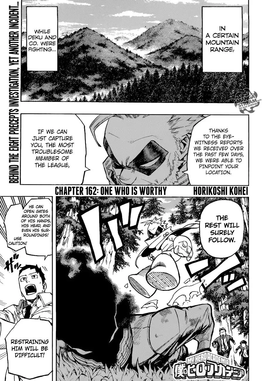 Read Boku no Hero Academia Chapter 162 - One Who is Worthy Online