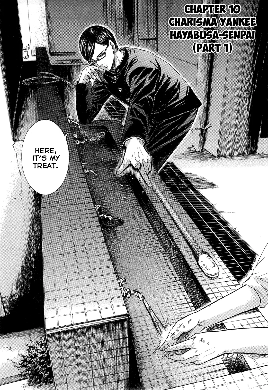 Read Sakamoto desu ga? Chapter 10 - Charisma Yankee Hayabusa-senpai (Part 1) Online