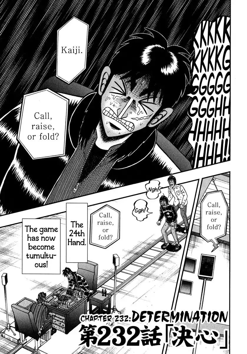 Read Gambling Outcast Kaiji: The One Poker Arc – Kaiji Part 5 Chapter 232 - Determination Online