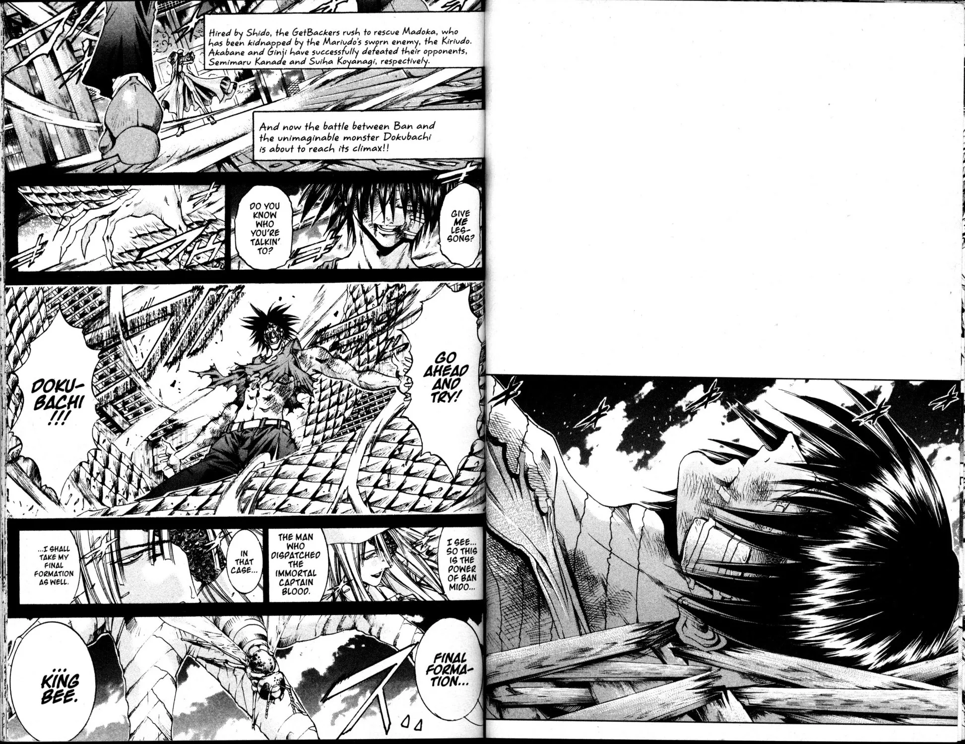 Read Get Backers Chapter 198 - Act X: The Eternal Bond (37): The Power of His Violence Online