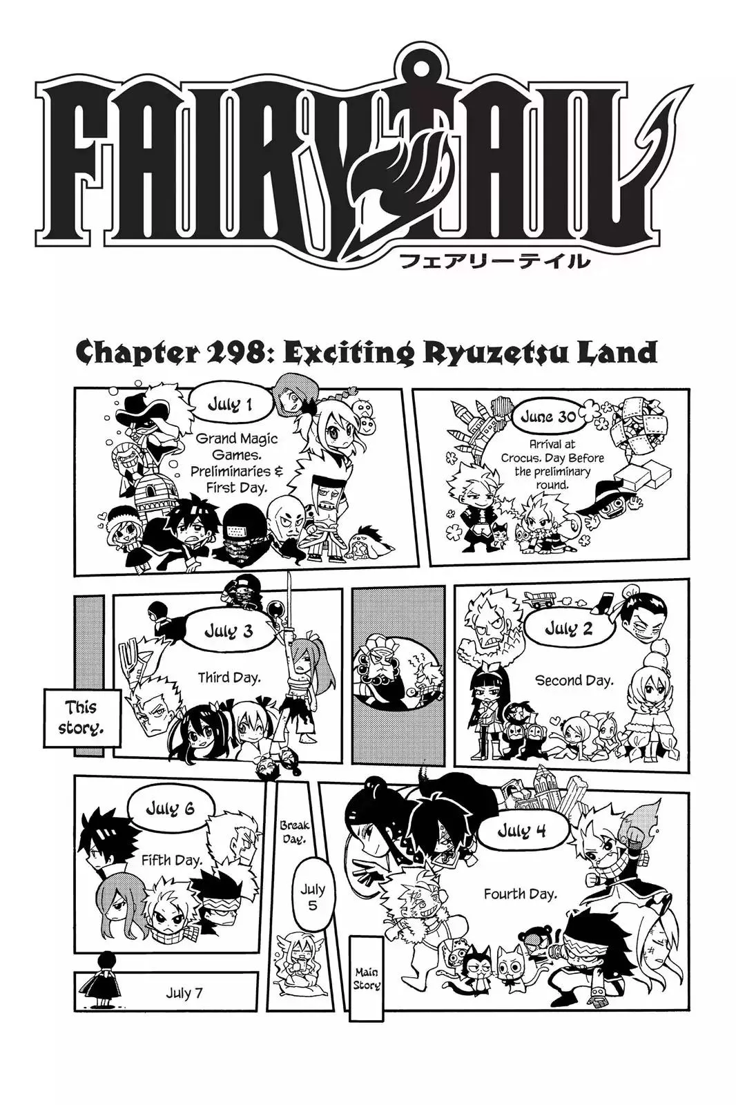 Read Fairy Tail Chapter 298 - Exciting Ryuzetsu Land Online