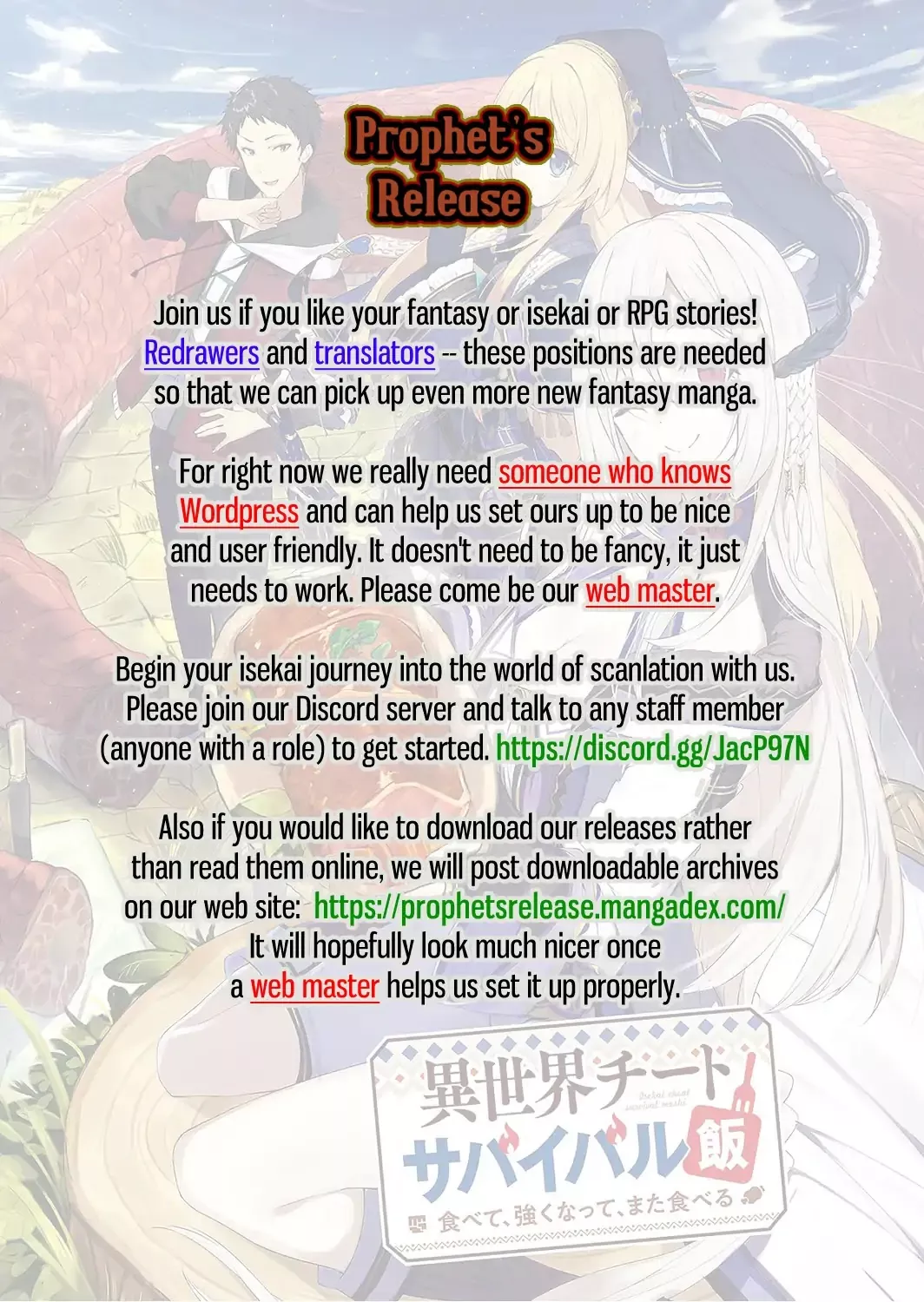 Read Isekai Cheat Survival Meshi Chapter 3 Online