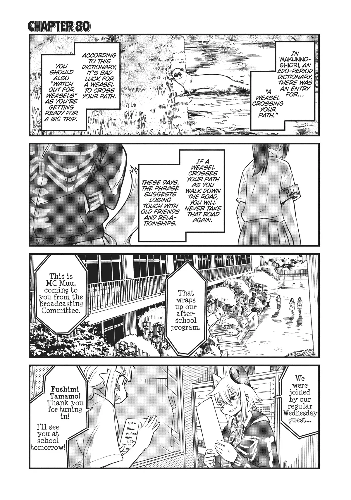 Read Oinari JK Tamamo-chan! Chapter 80 Online