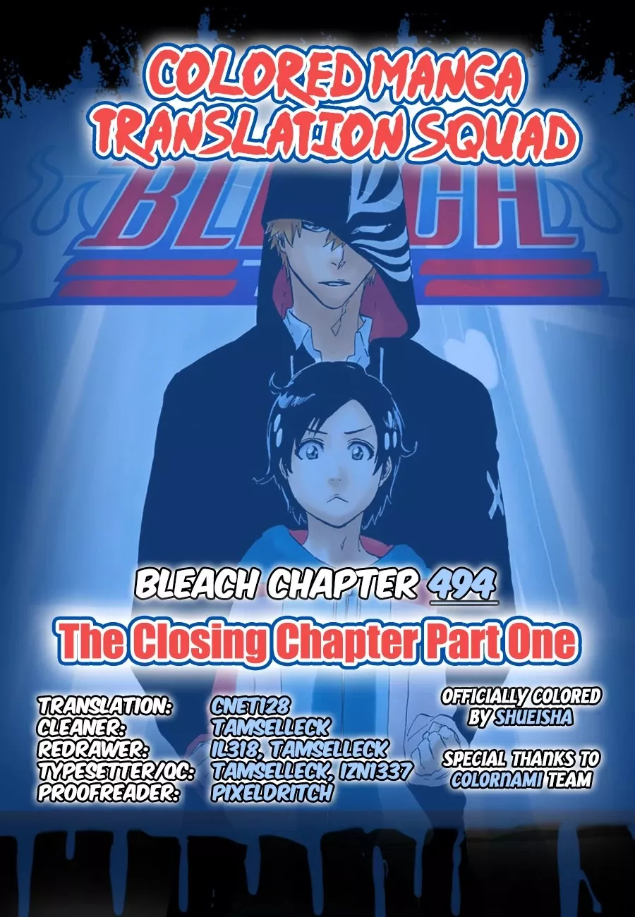 Read Bleach Chapter 494 - The Closing Chapter Part One Online