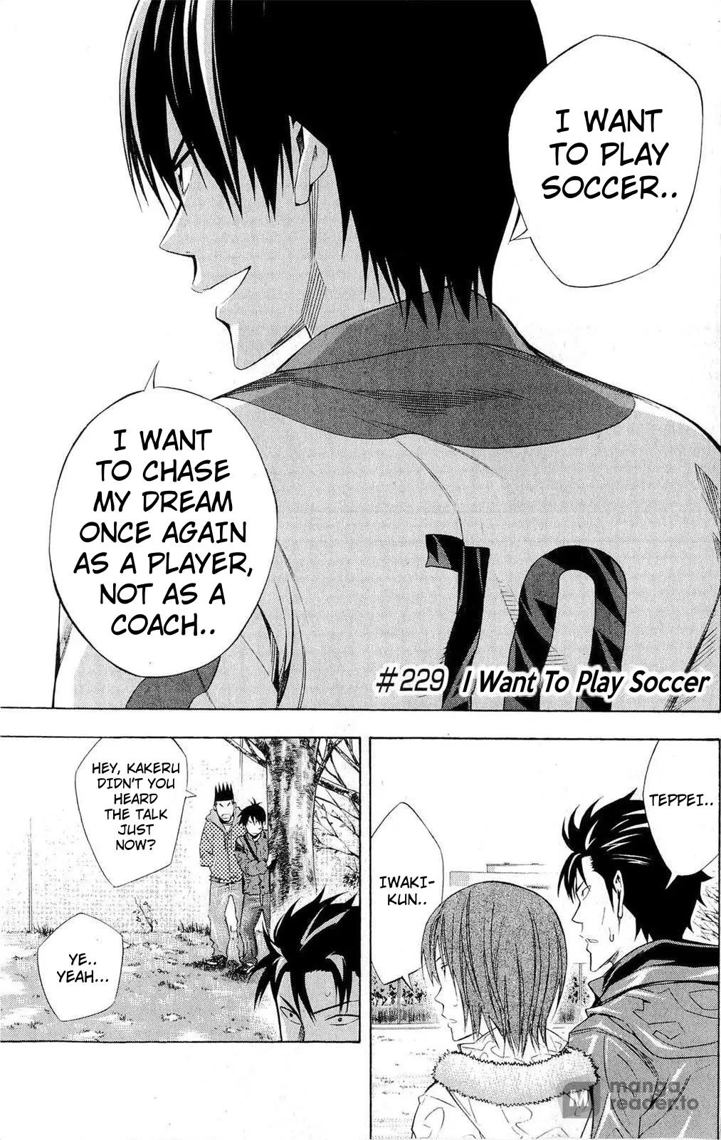 Read Area no Kishi Chapter 229 - I Want to Play Soccer Online