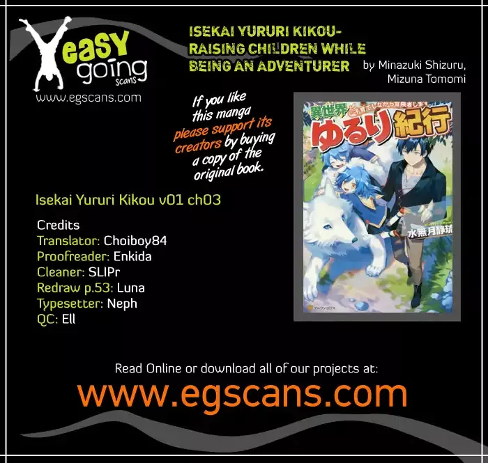 Read Isekai Yururi Kikou: Raising Children While Being an Adventurer Chapter 3 - Don't...Leave Us... Online