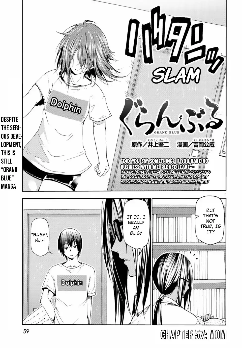 Read Grand Blue Chapter 57 - Mom Online