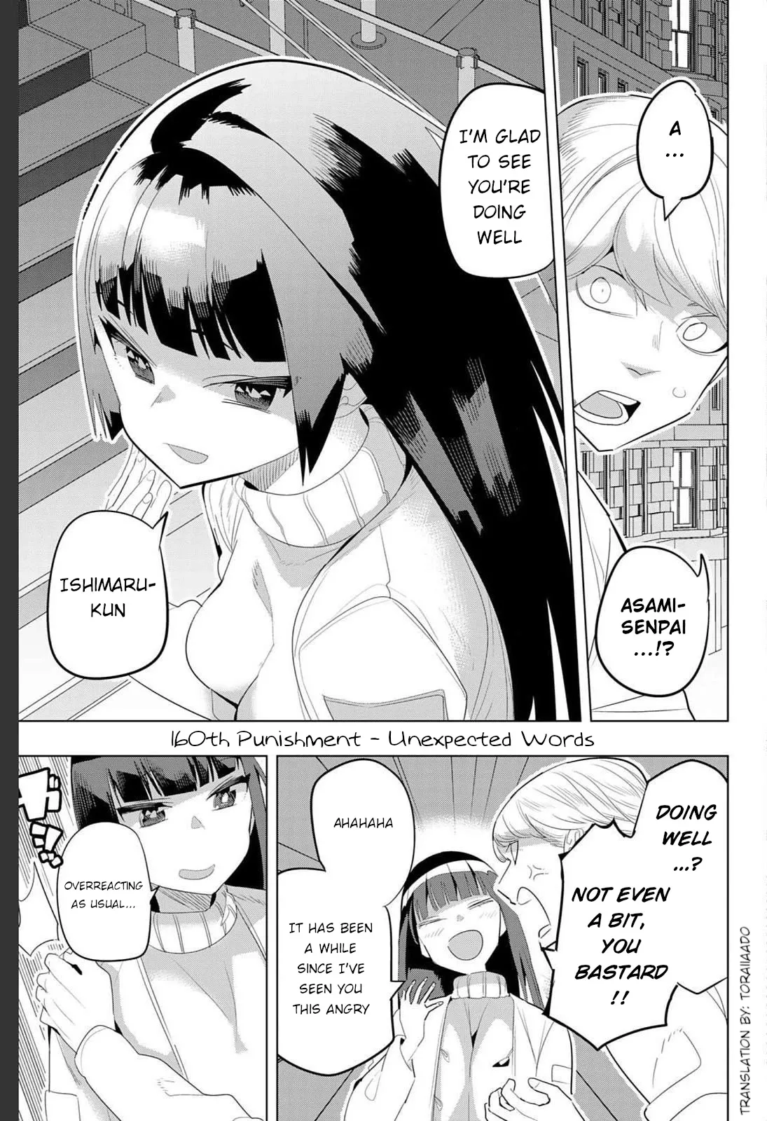 Read Houkago no Goumon Shoujo Chapter 160 - Unexpected Words Online