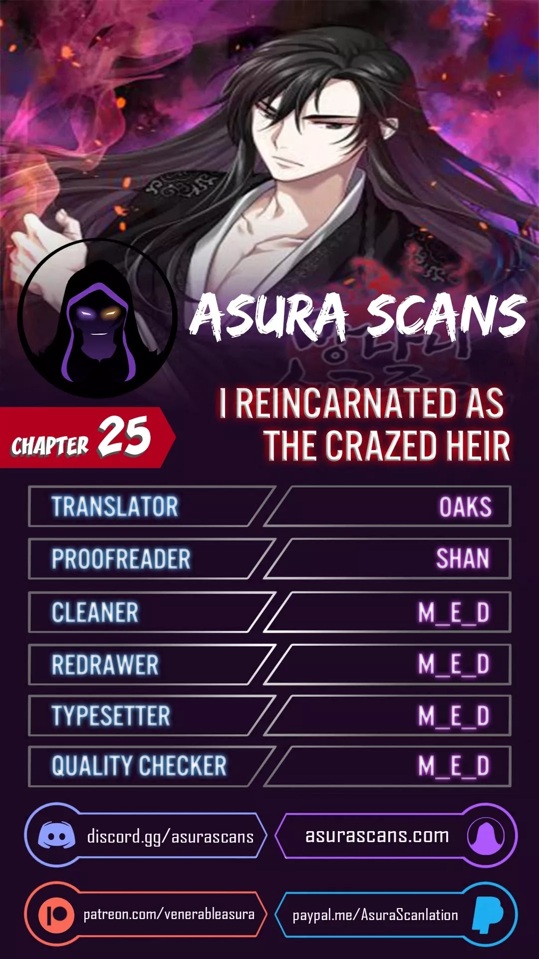 Read I Reincarnated as the Crazed Heir Chapter 25 Online