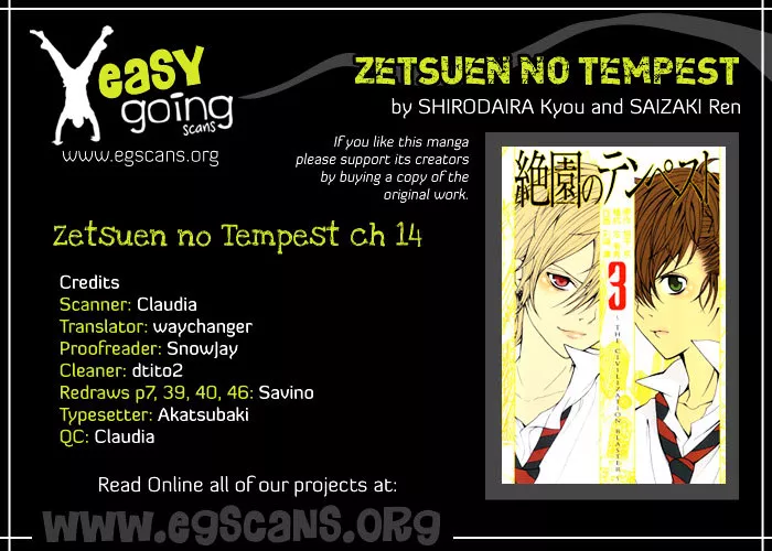 Read Zetsuen no Tempest Chapter 14 - Swallowed by a Maelstrom Online