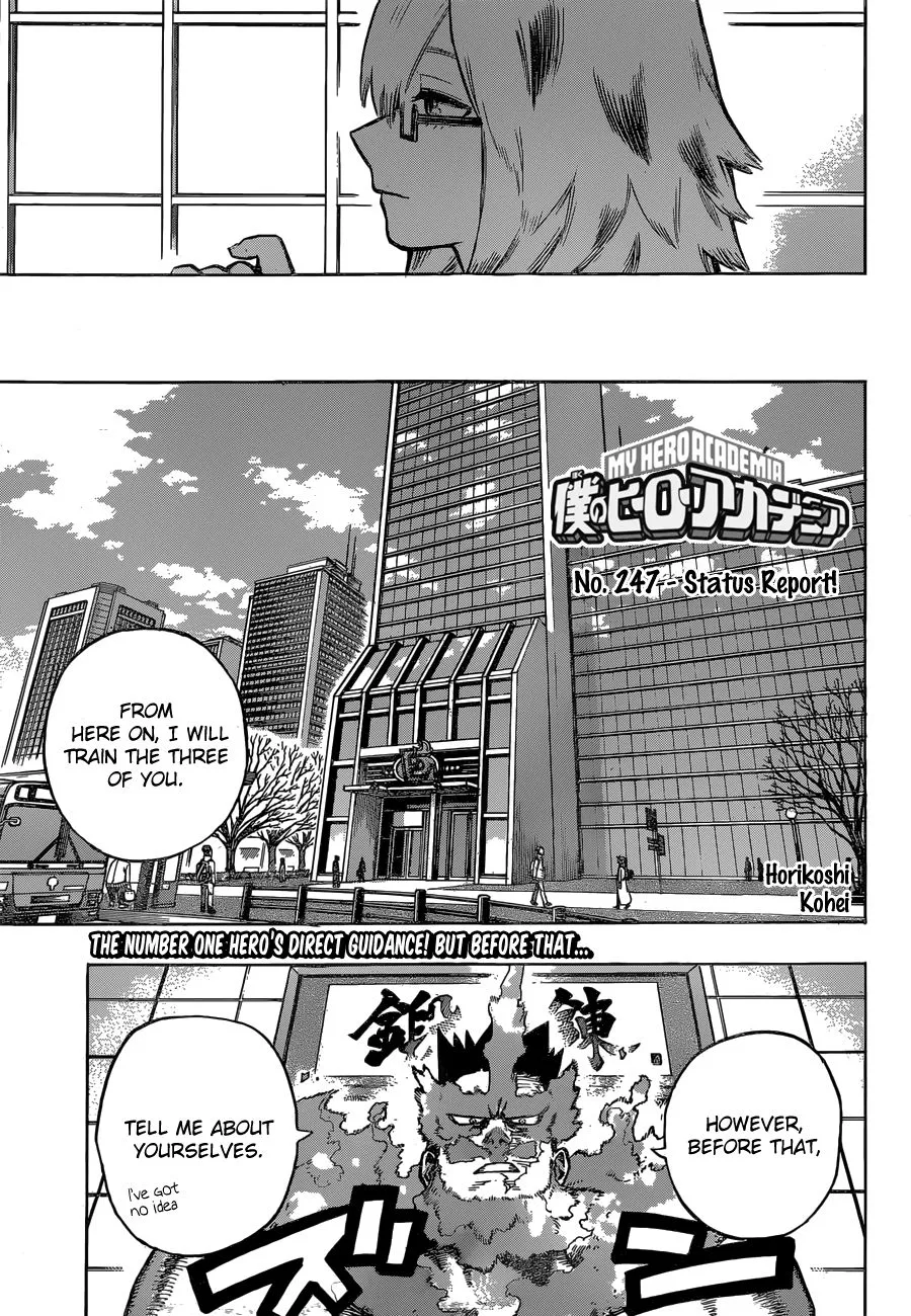 Read Boku no Hero Academia Chapter 247 - Status Report! Online