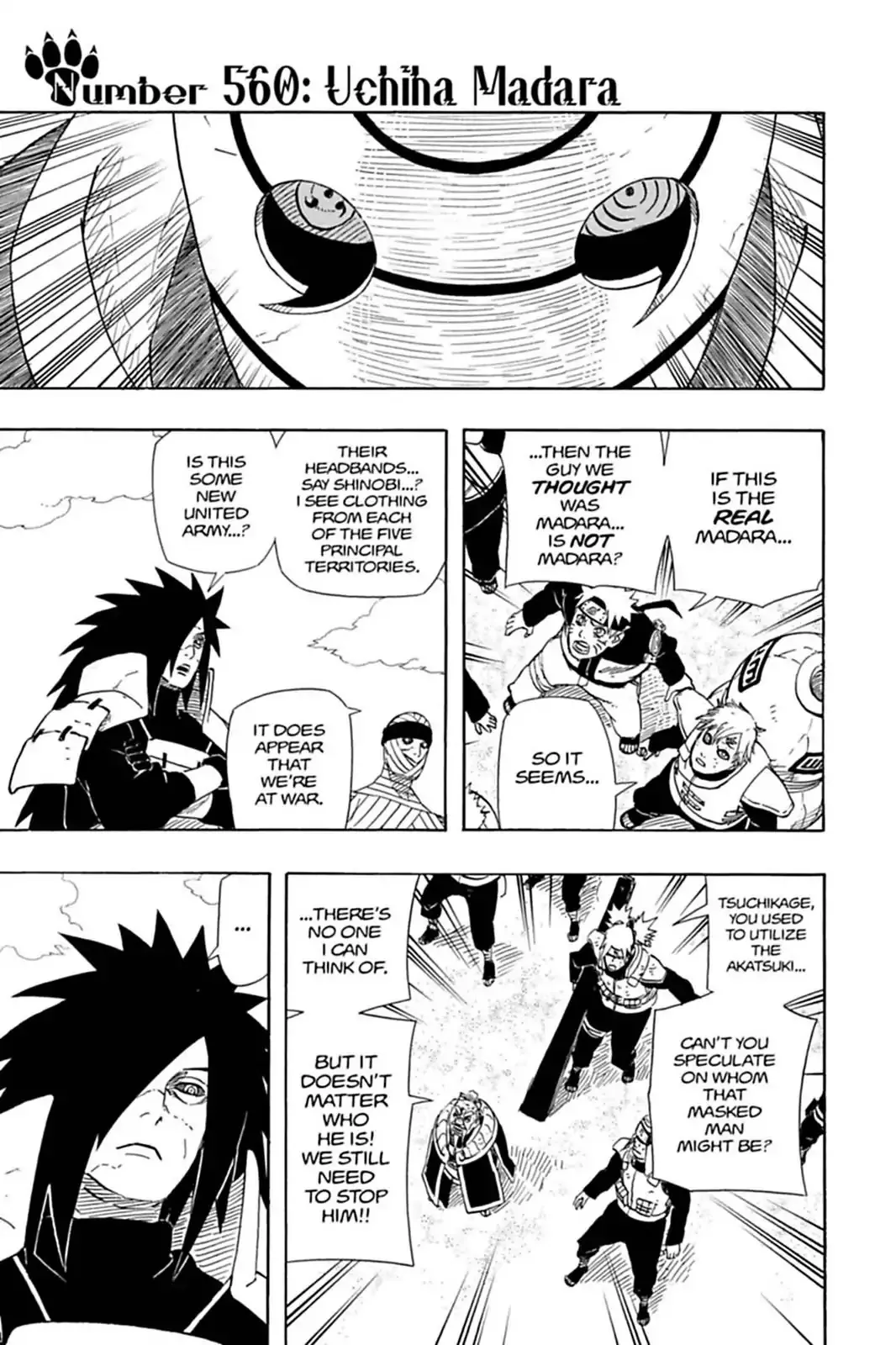 Read Naruto Chapter 560 - Uchiha Madara Online