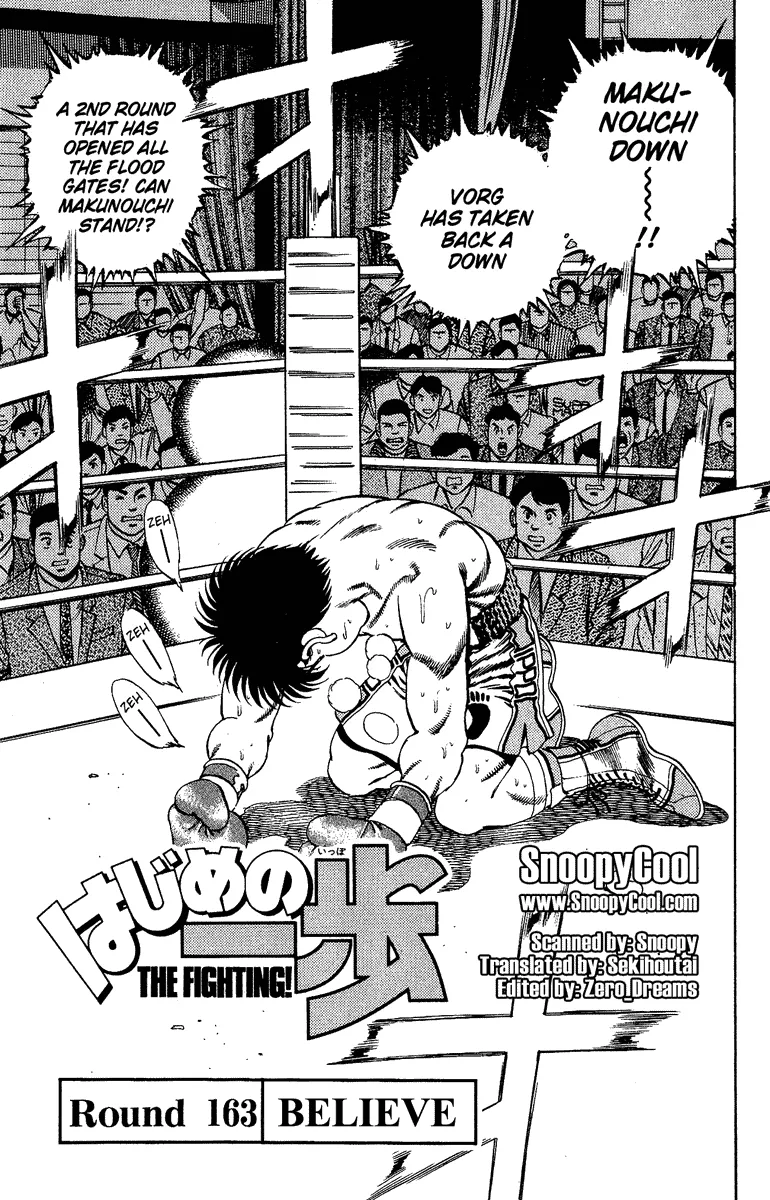 Read Hajime no Ippo Chapter 163 - BELIEVE Online