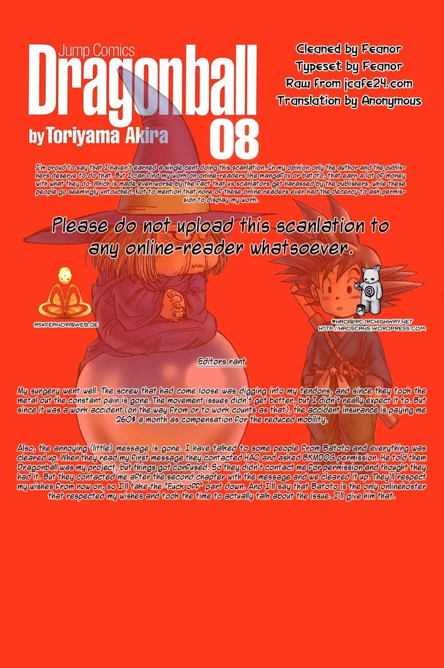 Read Dragon Ball Chapter 118 - The Cruelty of Tenshinhan Online