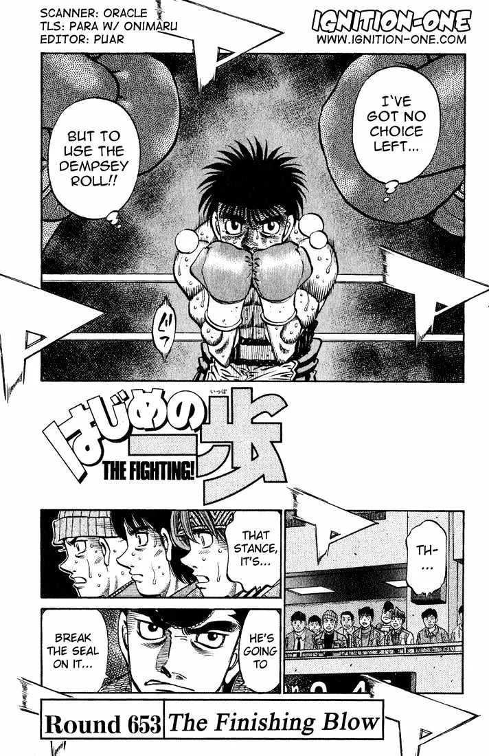 Read Hajime no Ippo Chapter 653 - The finishing blow Online