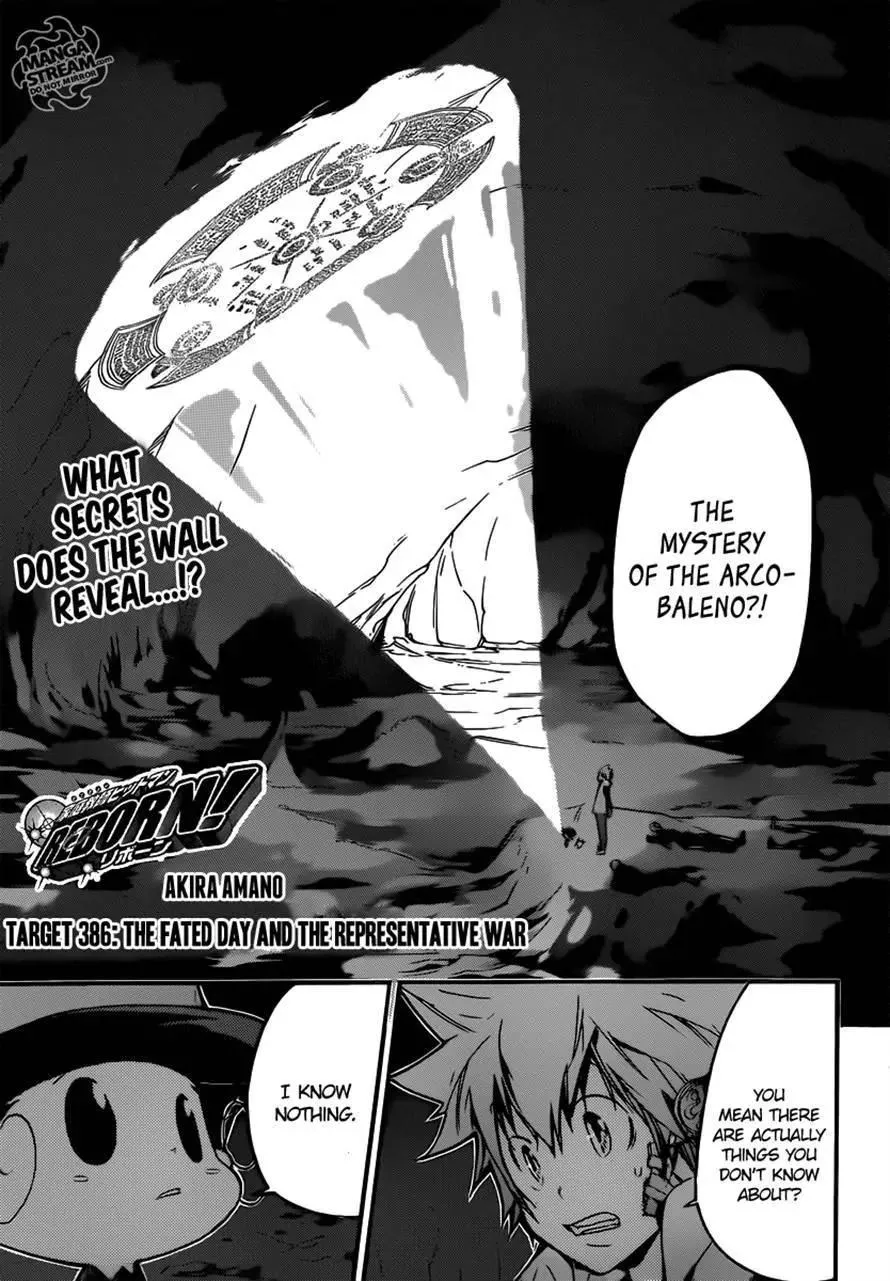 Read Katekyou Hitman Reborn! Chapter 386 - The Fated Day and the Representative War Online