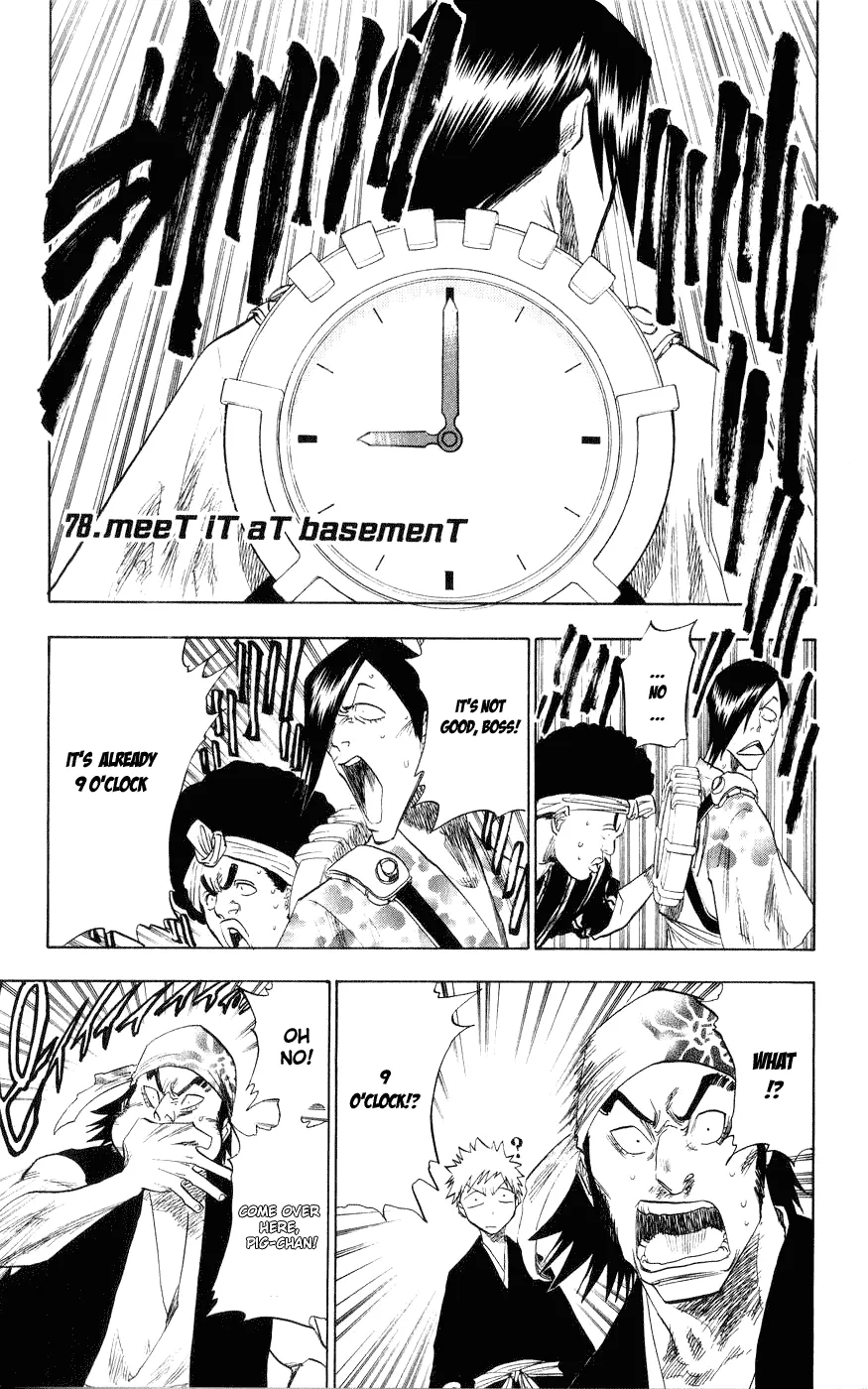 Read Bleach Chapter 78 - Meet 'em in the Basement Online