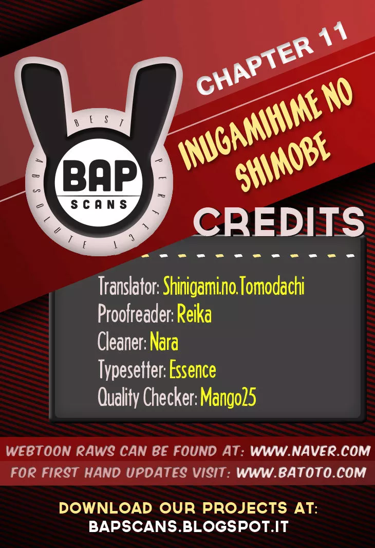 Read Inugami-hime no Shimobe Chapter 11 Online