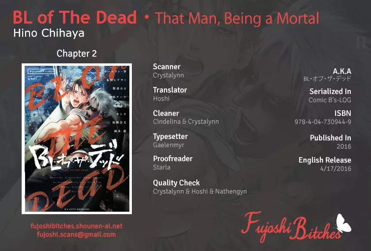 Read BL of the Dead Chapter 2 - That Man, Being a Mortal (Chihaya Hino) Online