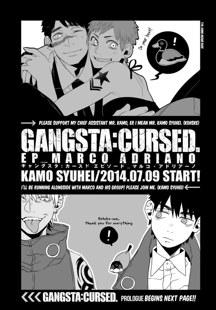 Read Gangsta.:Cursed. – EP_Marco Adriano Chapter 0 - Prologue Online