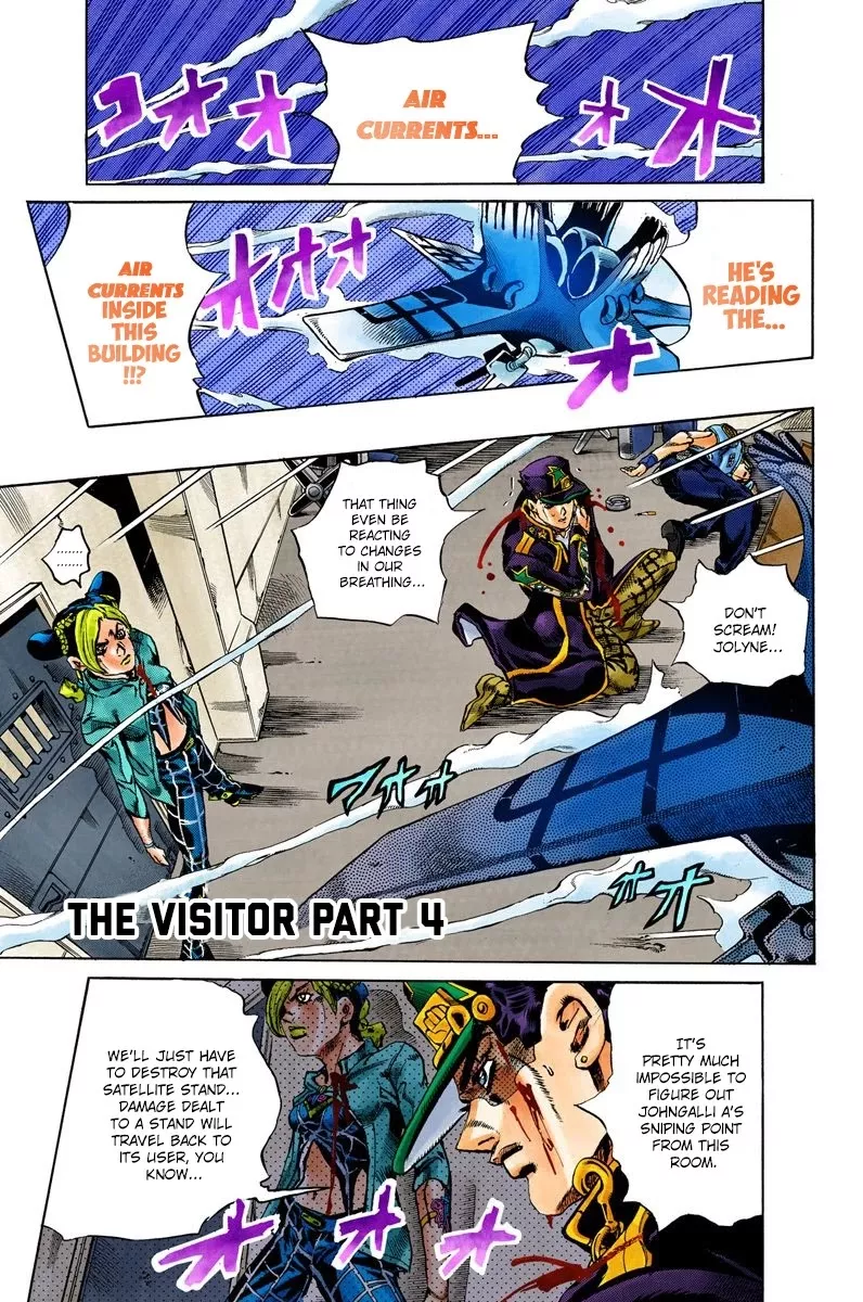 Read JoJo’s Bizarre Adventure Part 6: Stone Ocean Chapter 14 - The Visitor Part 4 Online