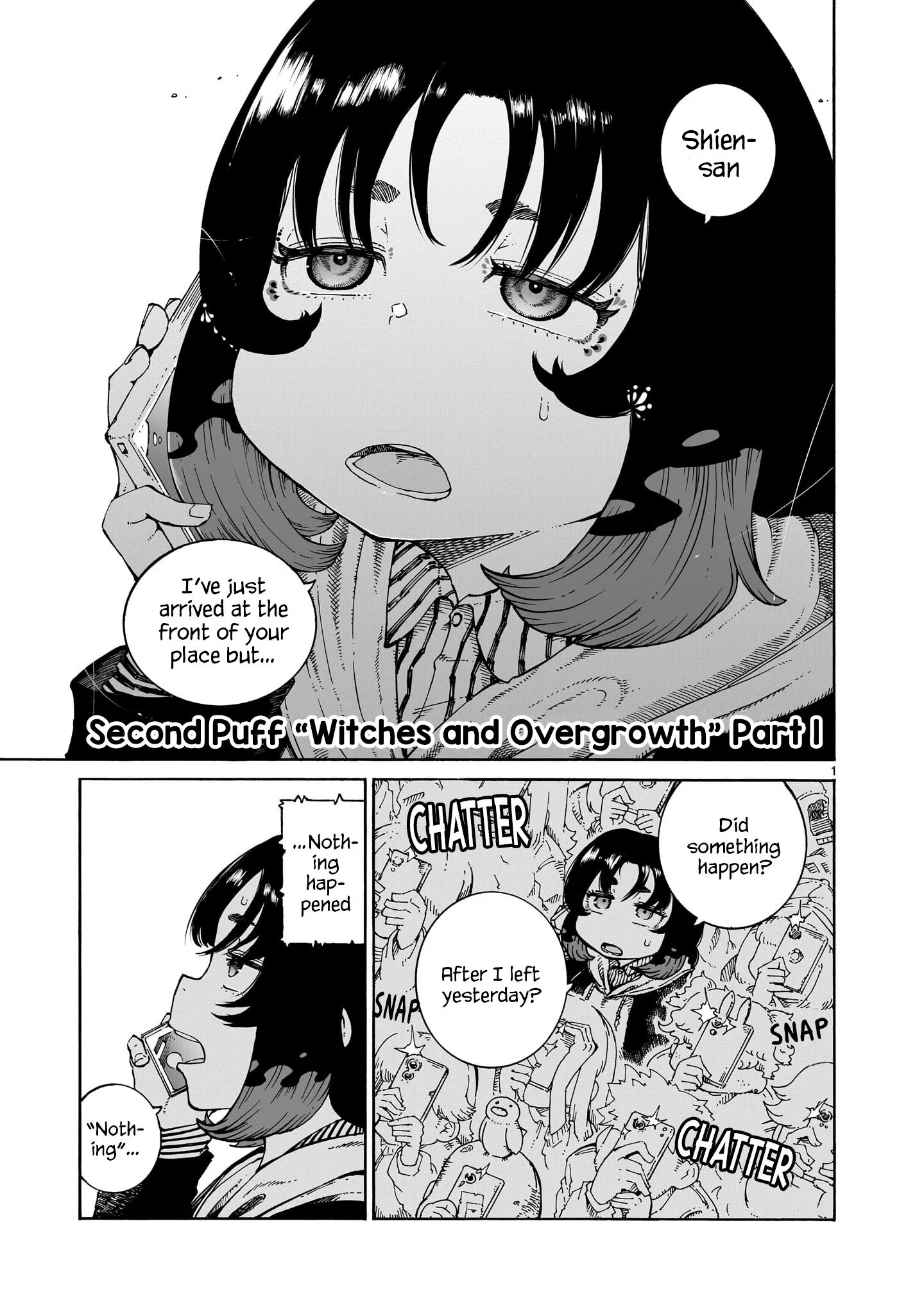 Read Majo to Kyurasu Chapter 2 - Second Puff "Witches and Overgrowth" Part 1 Online