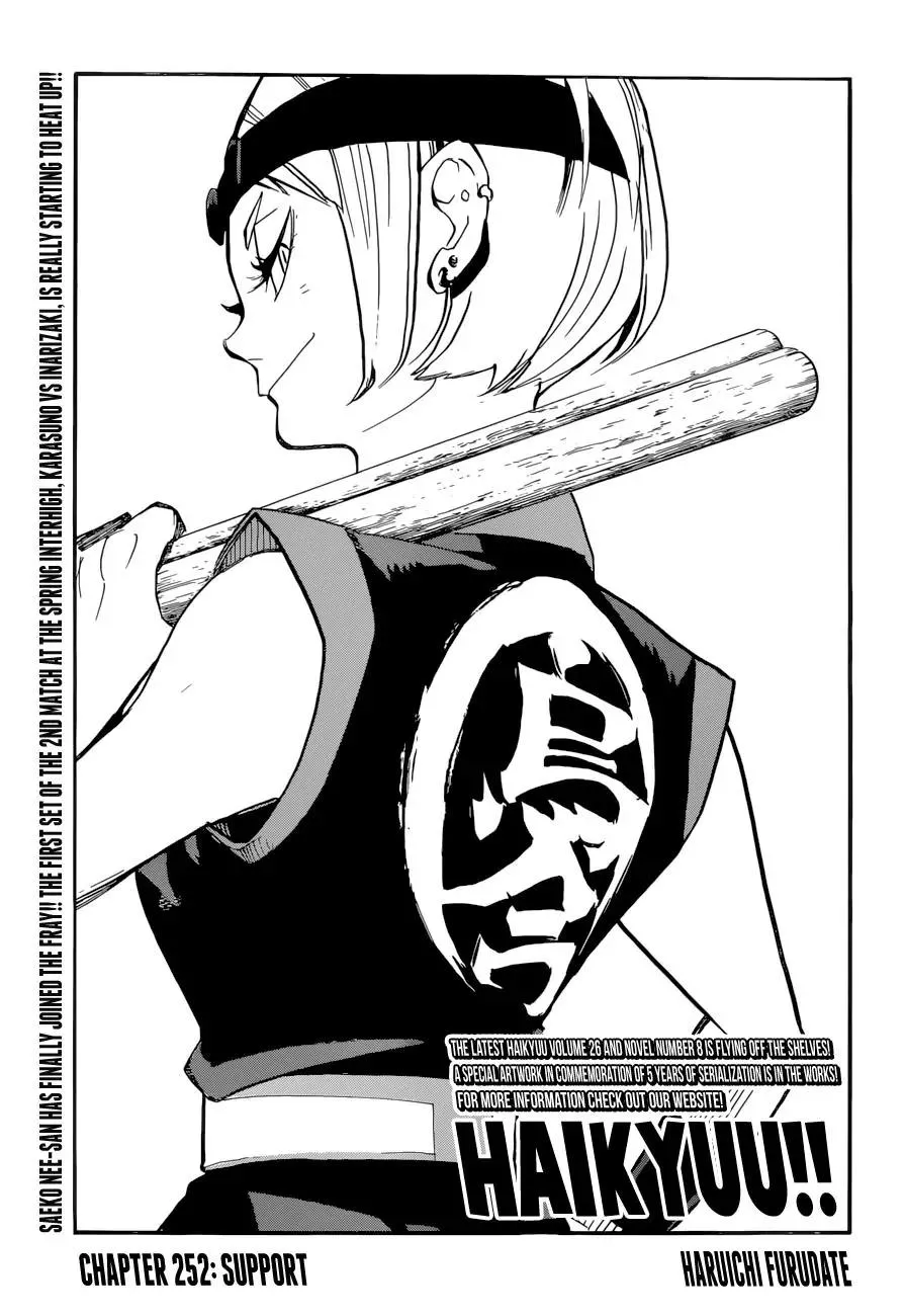 Read Haikyu!! Chapter 252 - Backing Support Online