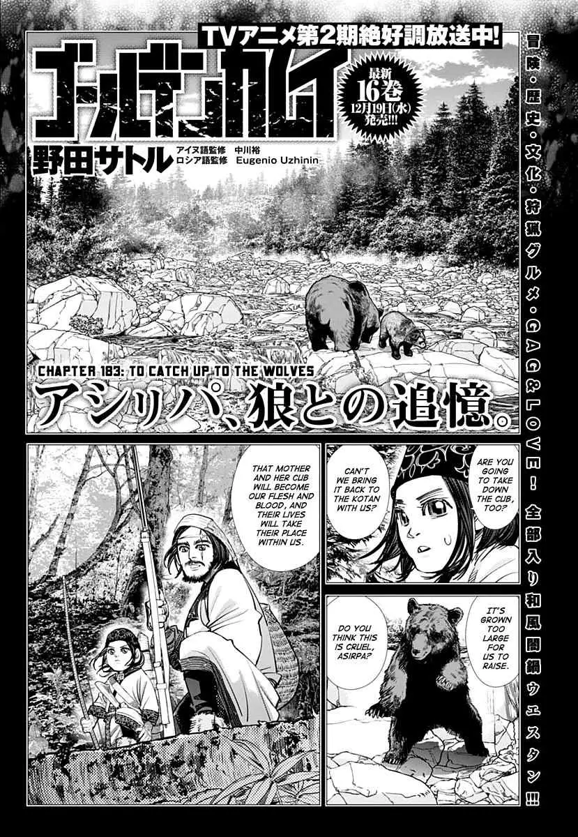 Read Golden Kamuy Chapter 183 - To Catch Up to the Wolves Online