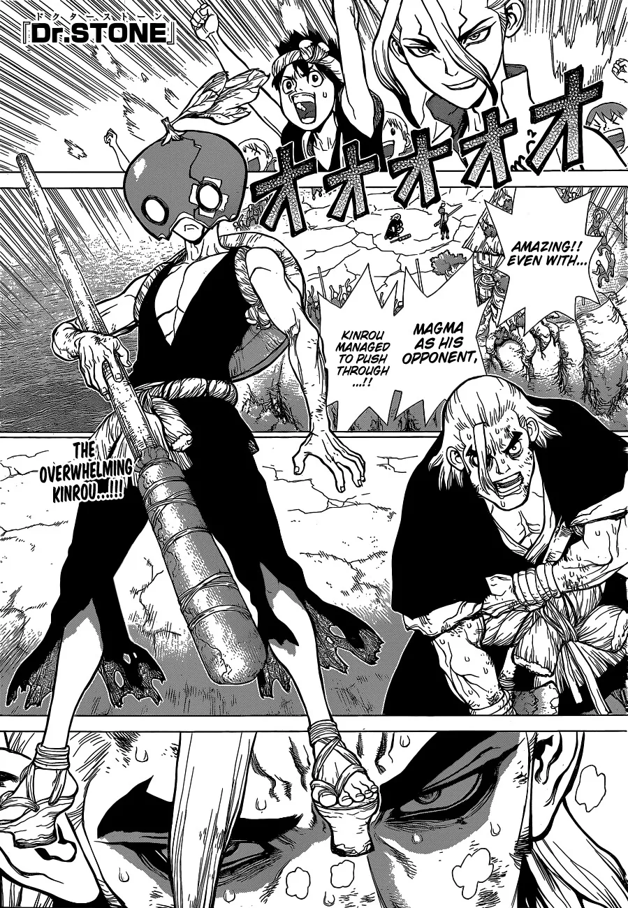 Read Dr. Stone Chapter 36 - Kinrou And Ginrou Online