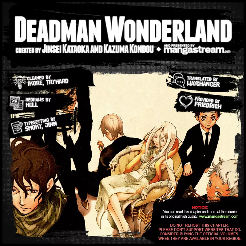 Read Deadman Wonderland Chapter 56.1 - LAST DANCE - Part a Online