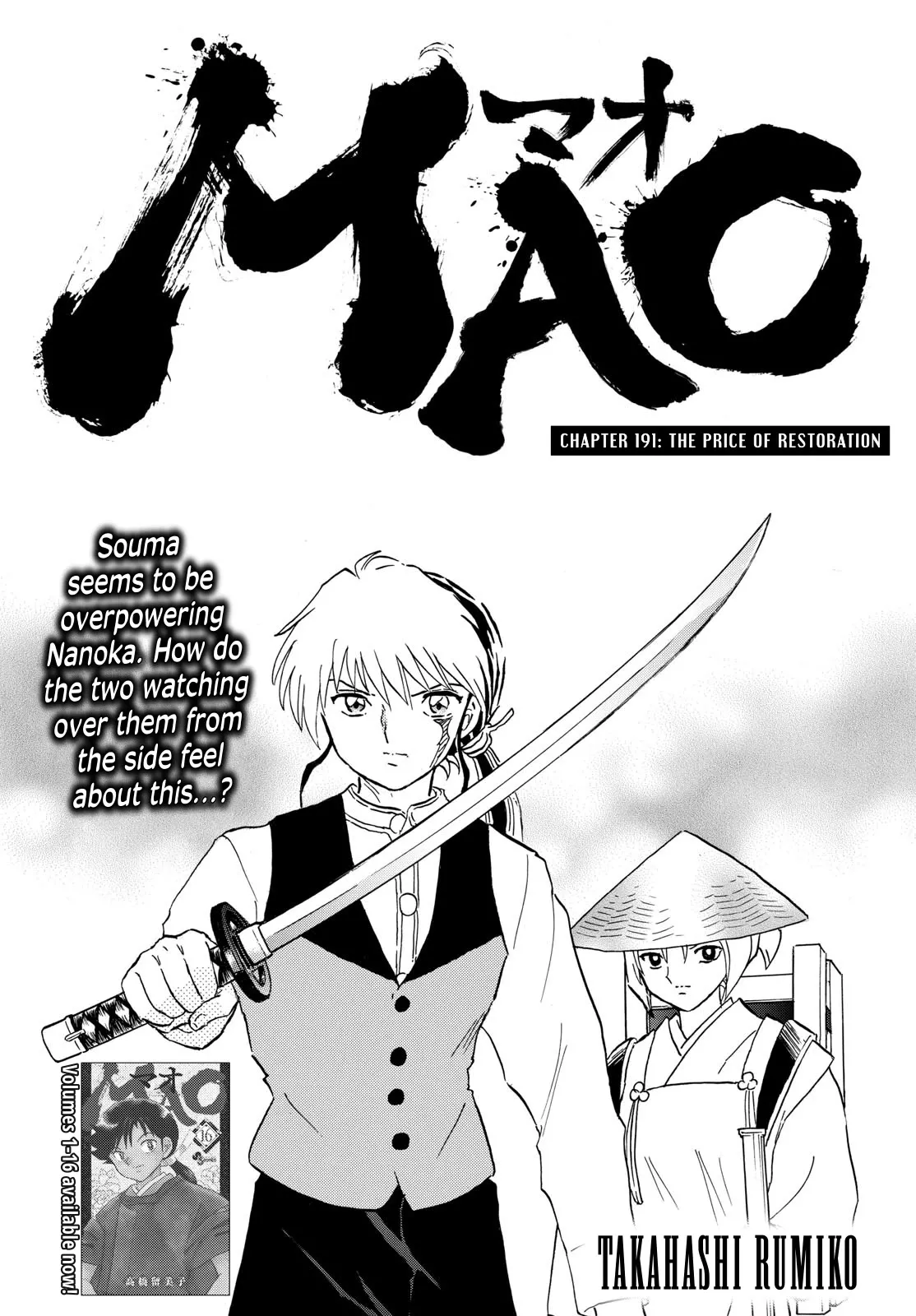 Read Mao Chapter 191 - The Price of Restoration Online