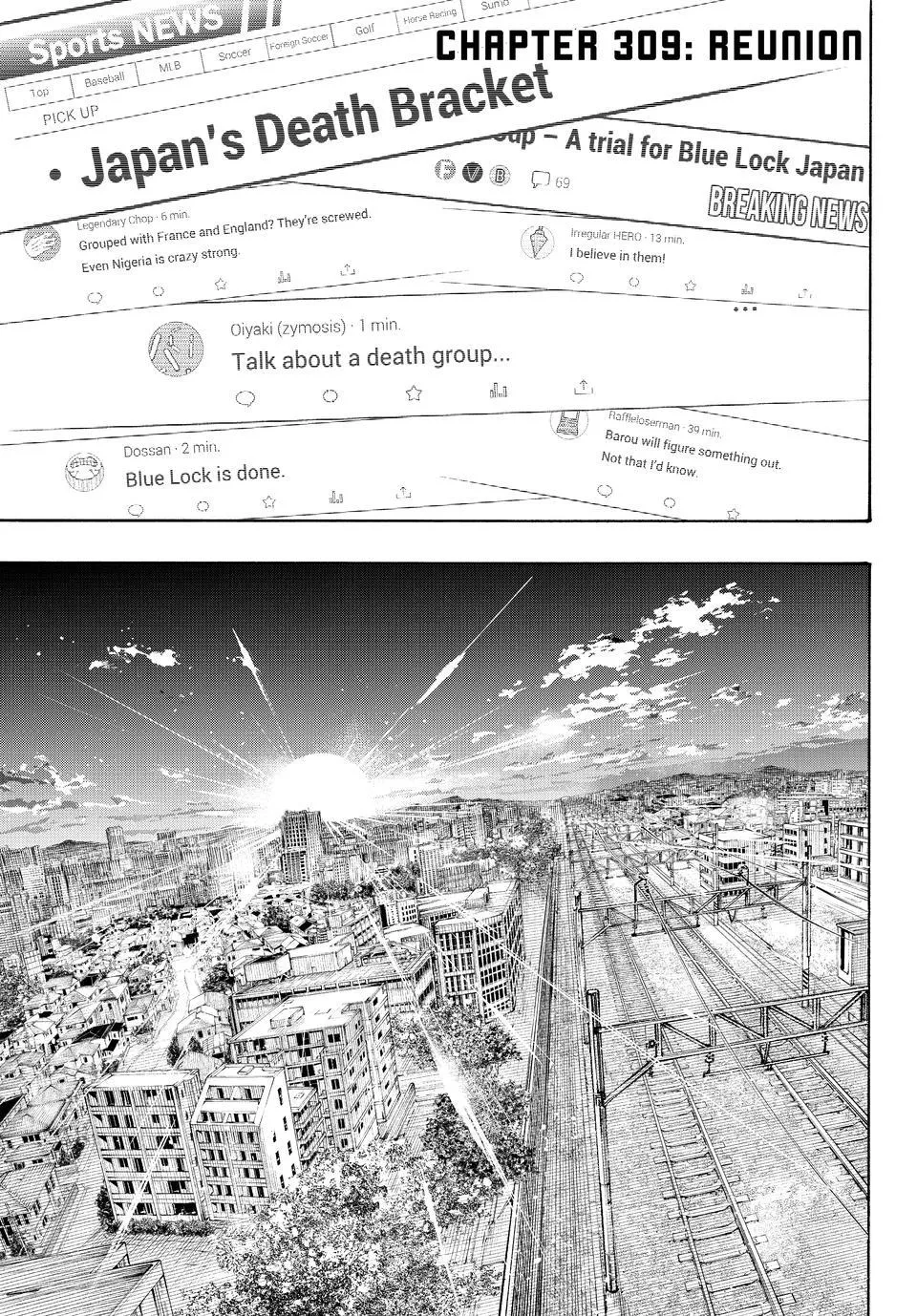 Read Blue Lock Chapter 309 Online
