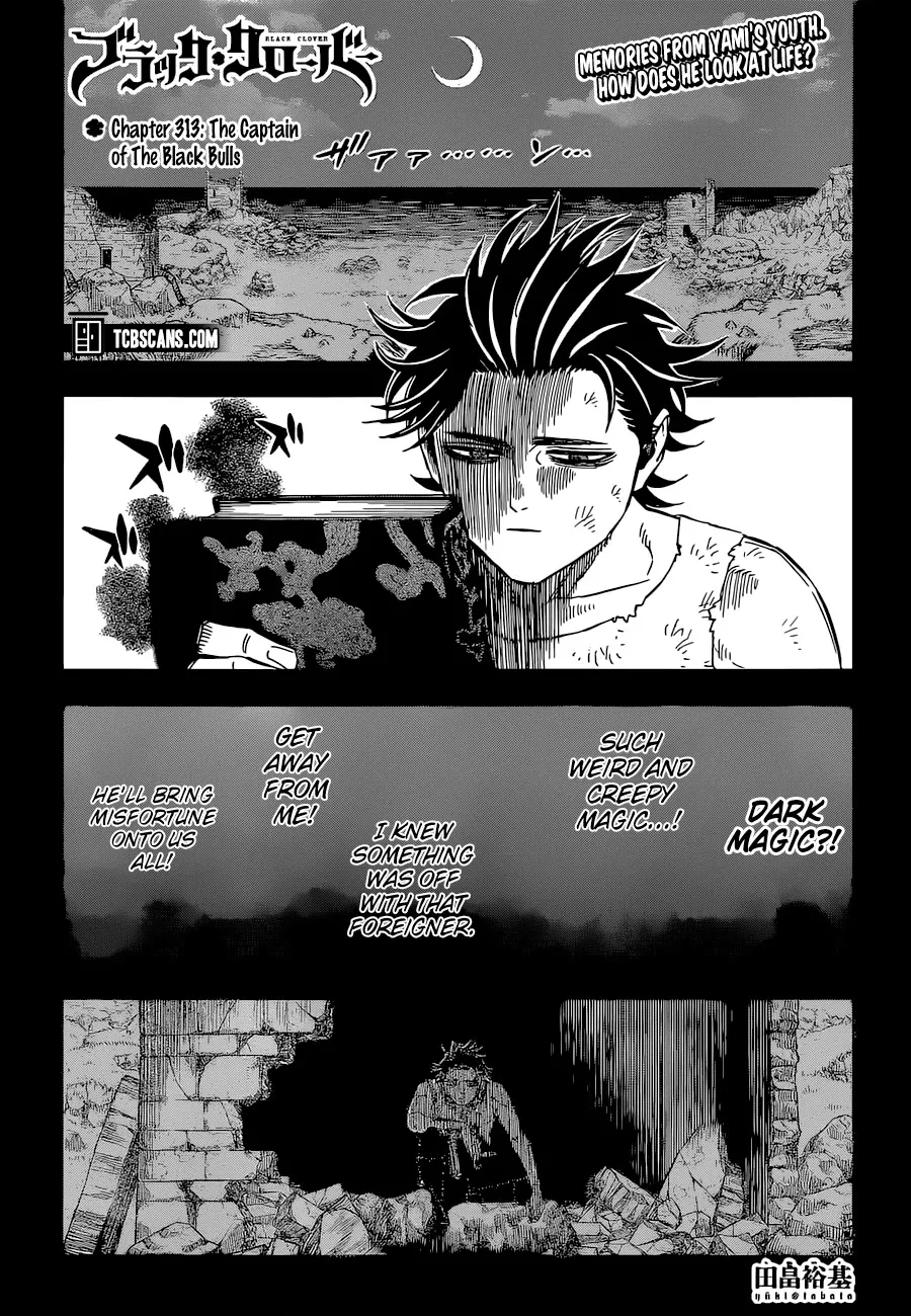 Read Black Clover Chapter 313 - The Captain of The Black Bulls Online