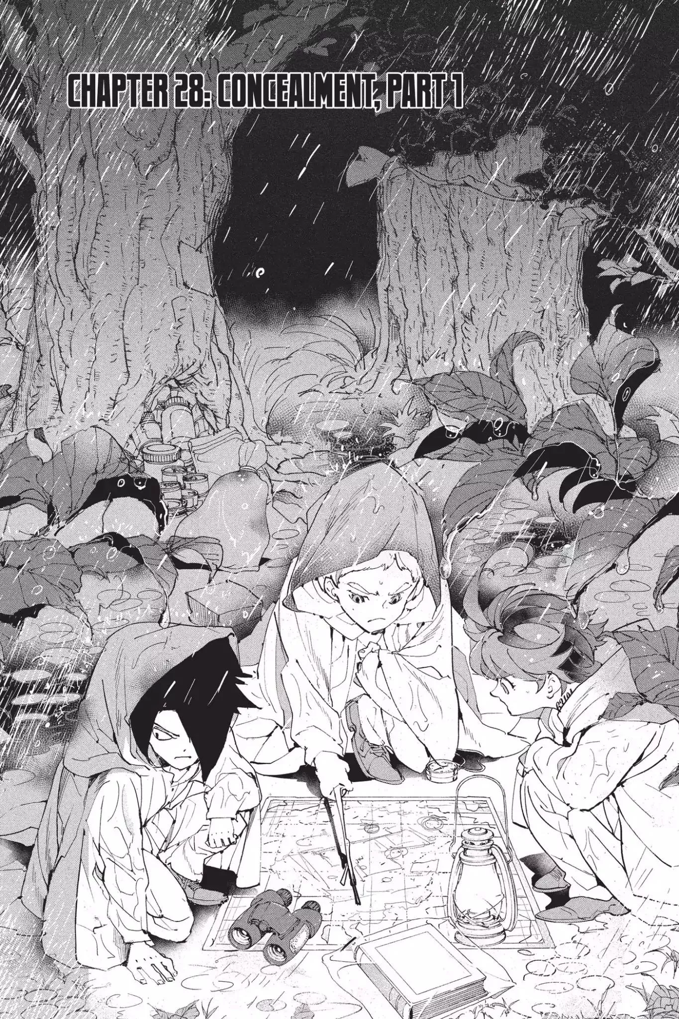 Read Yakusoku no Neverland Chapter 28 - Concealment, Part 1 Online