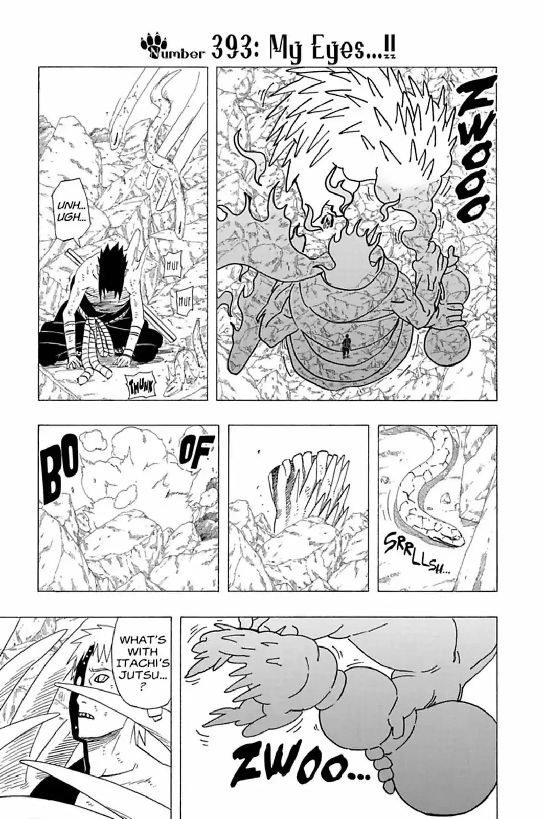 Read Naruto Chapter 393 - My Eyes...!! Online