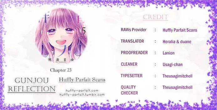 Read Gunjou Reflection Chapter 23 Online