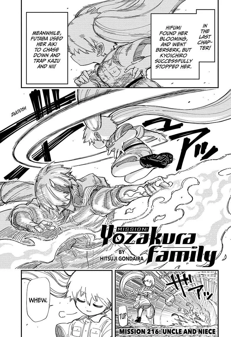 Read Mission: Yozakura Family Chapter 216 Online