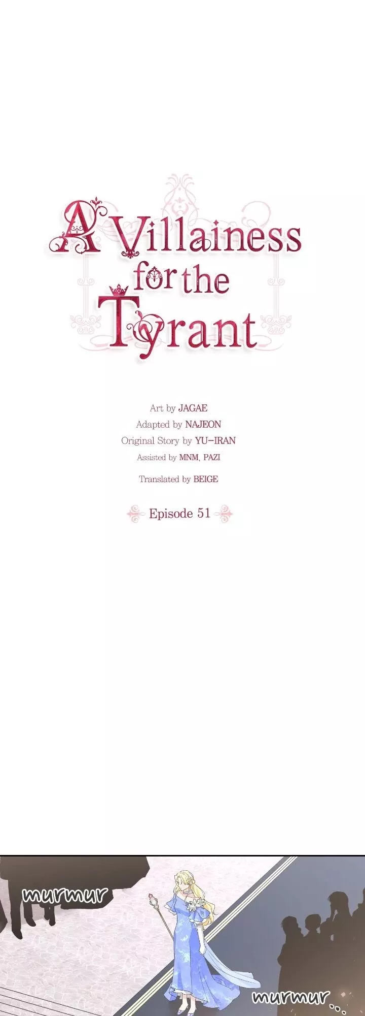 Read A Villainess for the Tyrant Chapter 51 - Season 2 Online