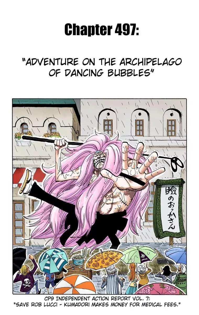 Read One Piece Chapter 497 - Adventure on the Archipelago of Dancing Bubbles Online