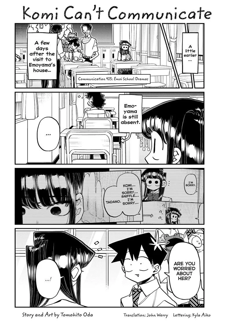 Read Komi-san wa Komyushou Desu Chapter 423 Online