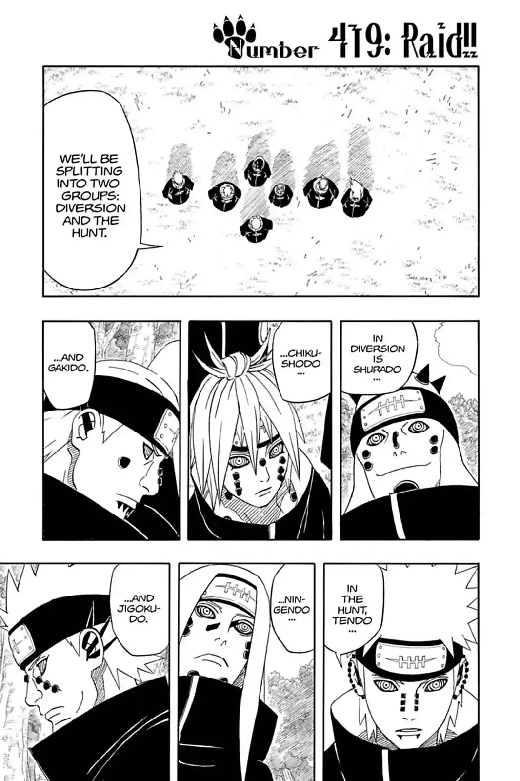 Read Naruto Chapter 419 - Raid!! Online